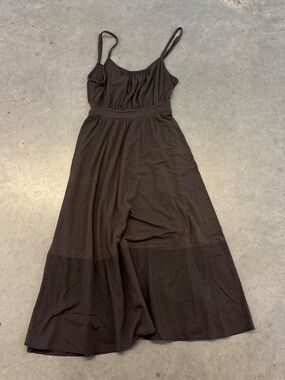 Mossimo Brown Straps Midi Dress XS size
